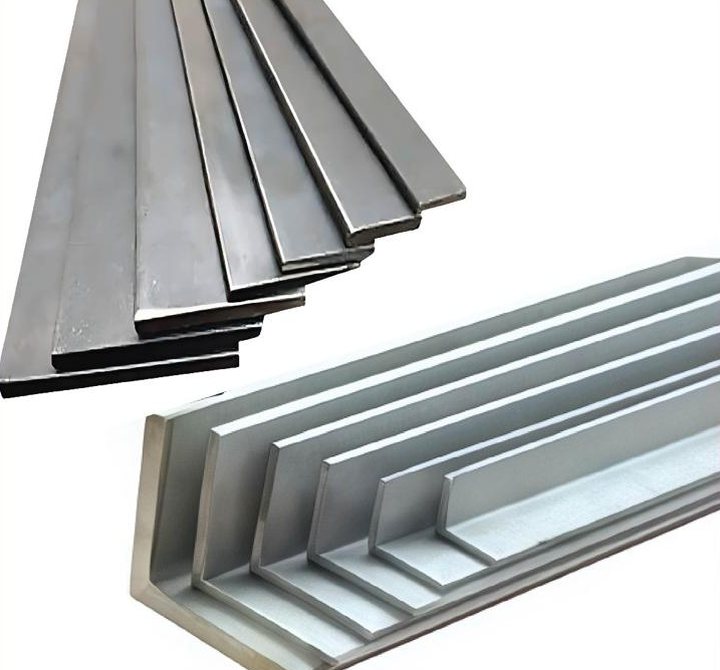 Angle bar and flat bar