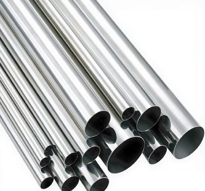 Round steel pipes